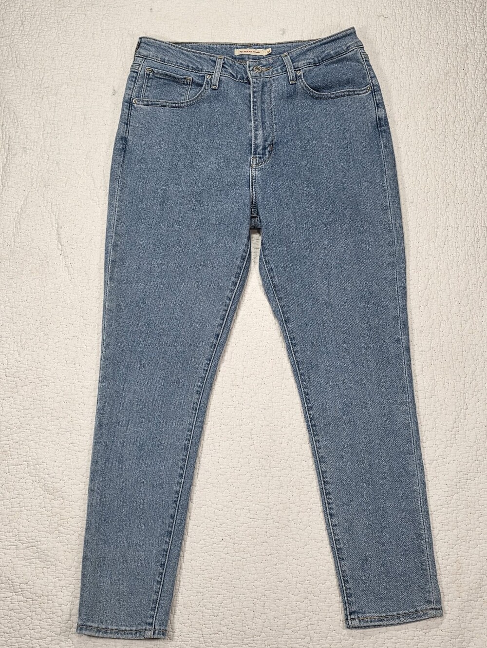 Levi's 721 High Rise Skinny Blue Wash Jeans